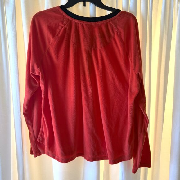 Women's Disney Mickey Mouse Soft Fleece Red Pajama Top & Bottom Size XL (16-18) - Picture 6 of 11